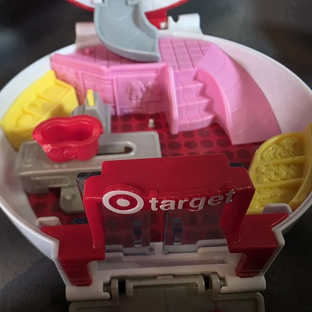 Polly Pocket Target Bullseye Adventure Compact Playset Incomplete 2024 Exclusive